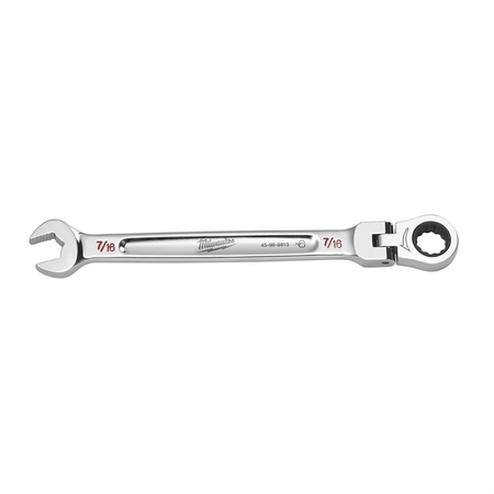 Milwaukee Tool 7/16" Flex Head Ratcheting Combination Wrench 45-96-9813